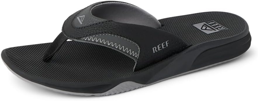 REEF mens Cushion Fanning Sandals for Ultimate Comfort