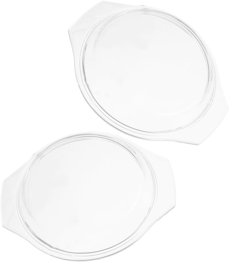 Transparent Glass Microwave Cover - Heat Resistant Splatter Guard