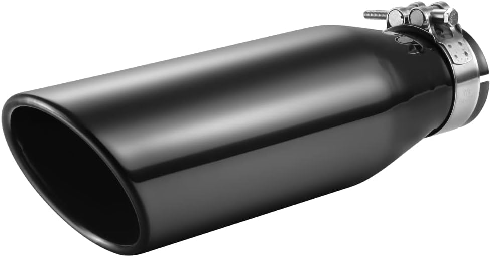 A-KARCK Exhaust Tips Black Chrome 2.25 Inlet for Superior Style
