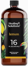 Lemon Essential Oil 16oz Bulk - Pure Lemon Essence for Aromatherapy