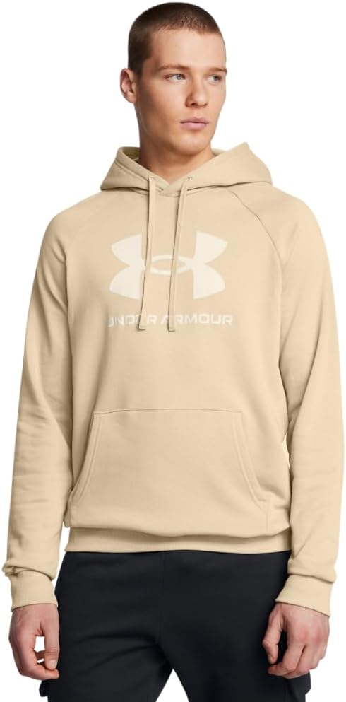 Under Armour Men's Rival Fleece Logo Hoodie for Ultimate Comfort