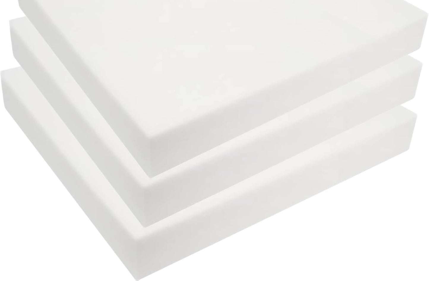 FoamTouch High Density Upholstery Foam 2in x 24in x 24in 3-Pack