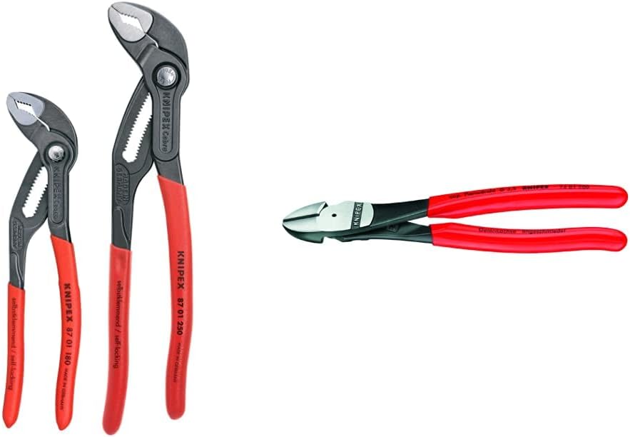 KNIPEX Cobra Pliers Set and High Leverage Cutters for Professionals