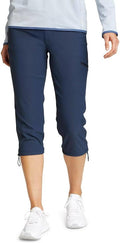 Eddie Bauer Women's Rainier Capri - Lightweight, Sun Safe Fit