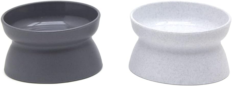 Raised Cat Bowl 2pk for Elevated Feeding