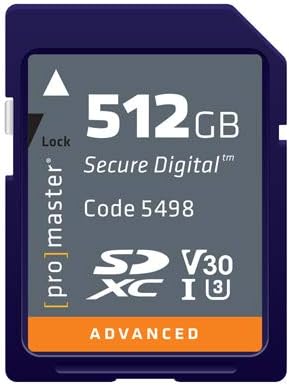 ProMaster 512GB Memory Card: Advanced Speed