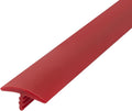 T Molding 3/4 in Wide Fire Engine Red T-Moulding - 250 ft Coil
