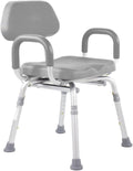 Comfortable Padded Shower Chair - Platinum Health (Gray)