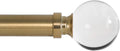 Ivilon Drapery Treatment Window Curtain Rod 72 to 144 in - Warm Gold