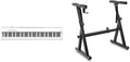 Roland FP-30X Digital Piano with Pyle Z Design Keyboard Stand