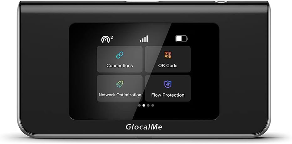 GlocalMe Mini Turbo 4G LTE Mobile Hotspot for Global Travel
