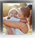 Custom Canvas Prints 12in x 12in Metallic Silver - Personalized Photo