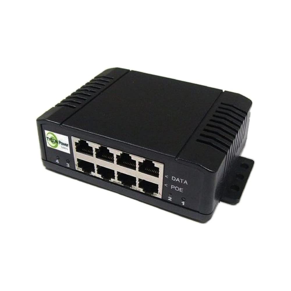 4 Port Very High Power GigE Passive PoE Midspan Injector Review