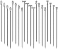 Stainless Steel Cocktail Picks 20 Pcs - Reusable for Drinks!