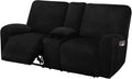 ULTICOR Reclining Love Seat Slipcover - Velvet Stretch Fit