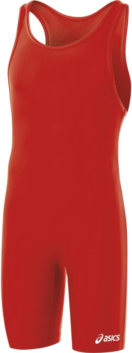 ASICS Men's Solid Modified Singlet for Wrestling Performance