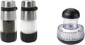 OXO Good Grips Salt and Pepper Grinder Set + Soap Dispenser Palm Brush