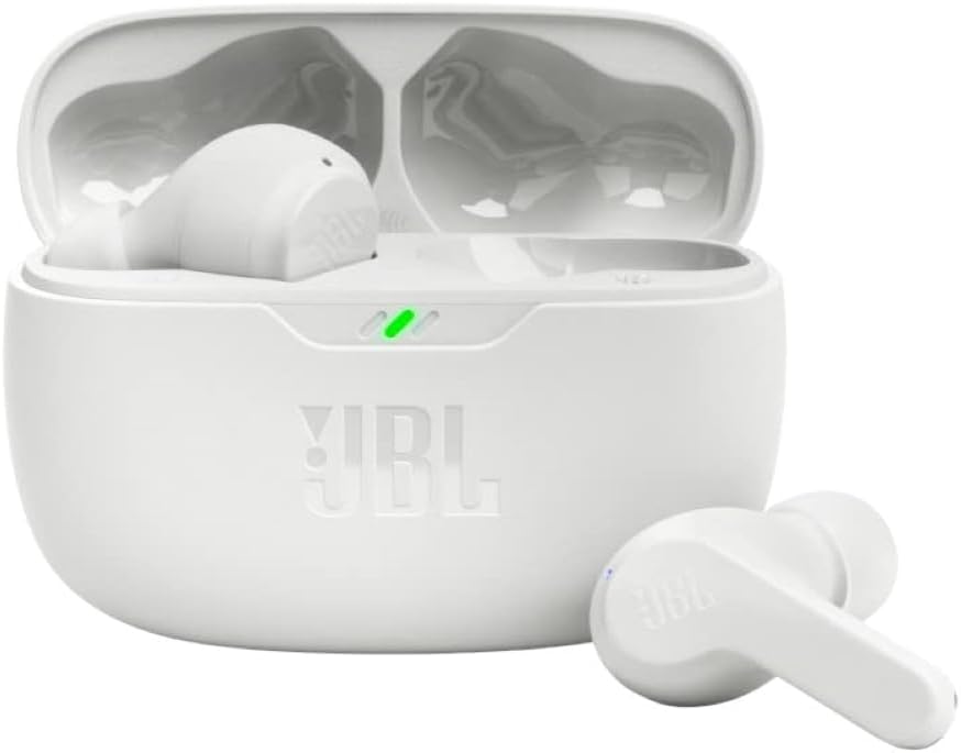JBL Vibe Beam White Small Renewed Headphones
