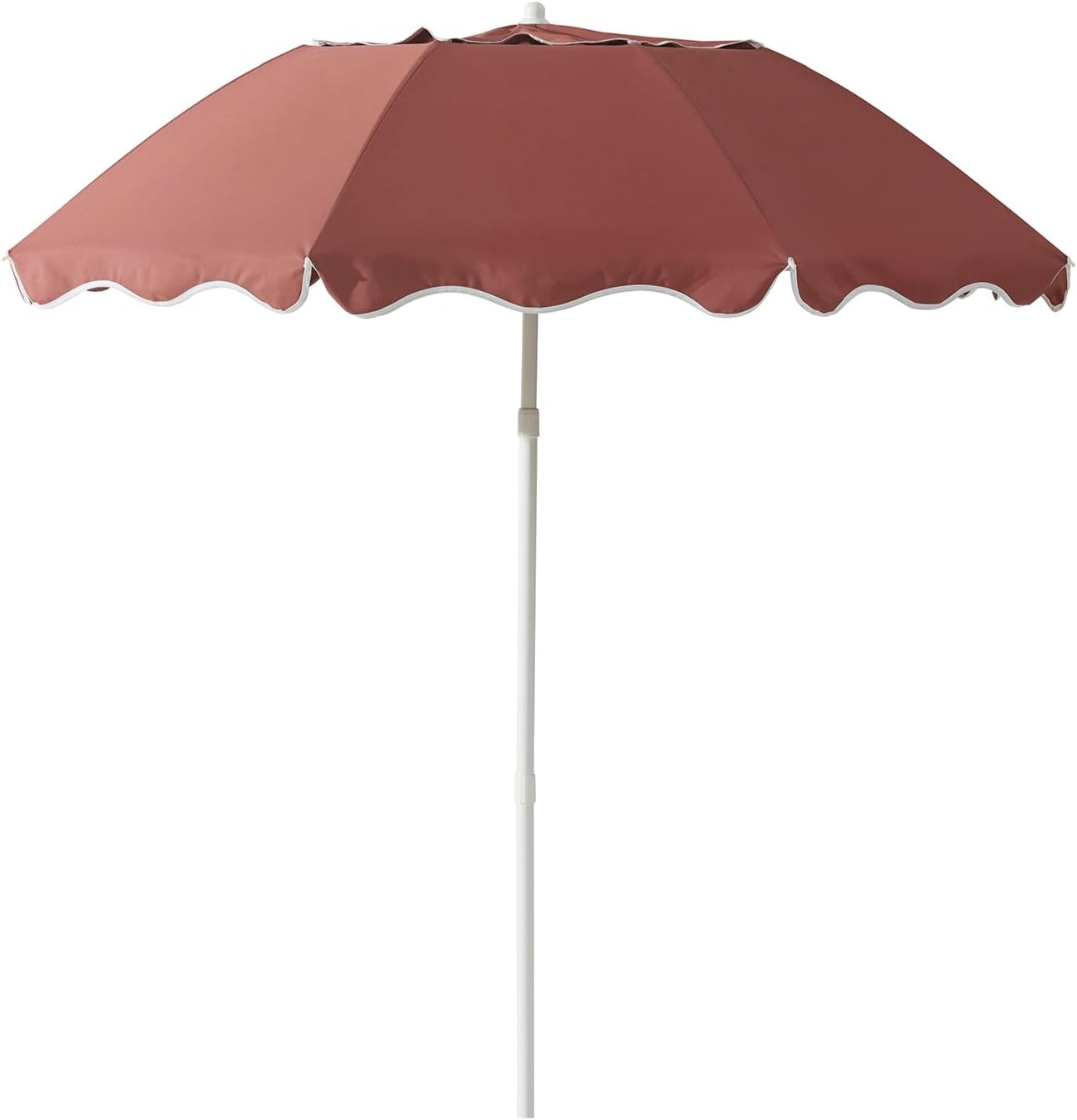 7.2FT Large Beach Umbrella with Adjustable Height and Tilt Design
