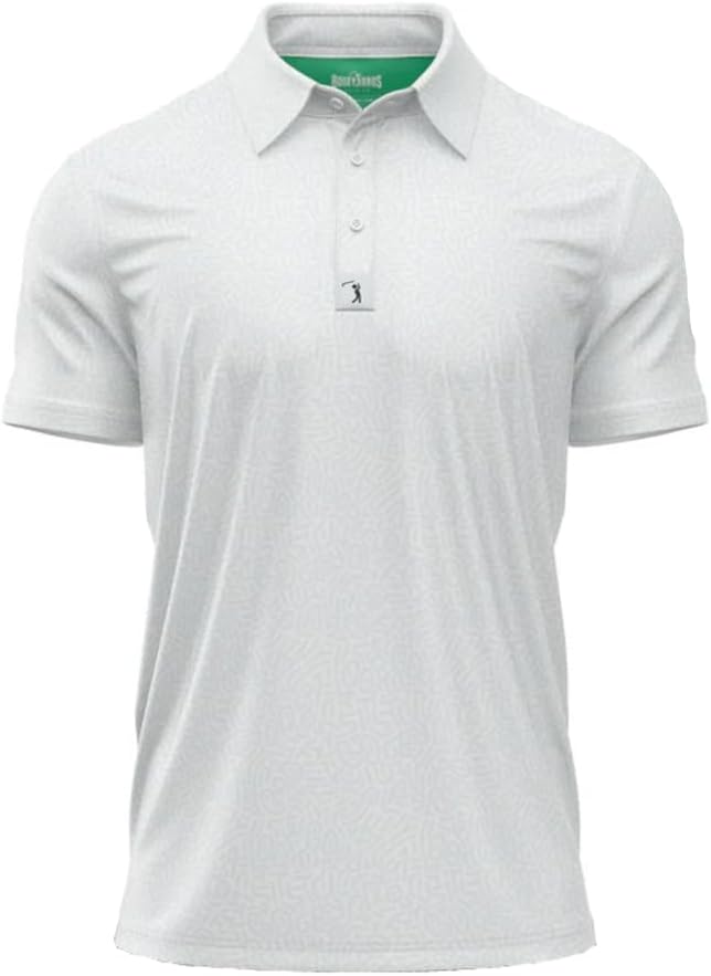 Funny Golf Polo Shirts with UPF 50 Protection for Men
