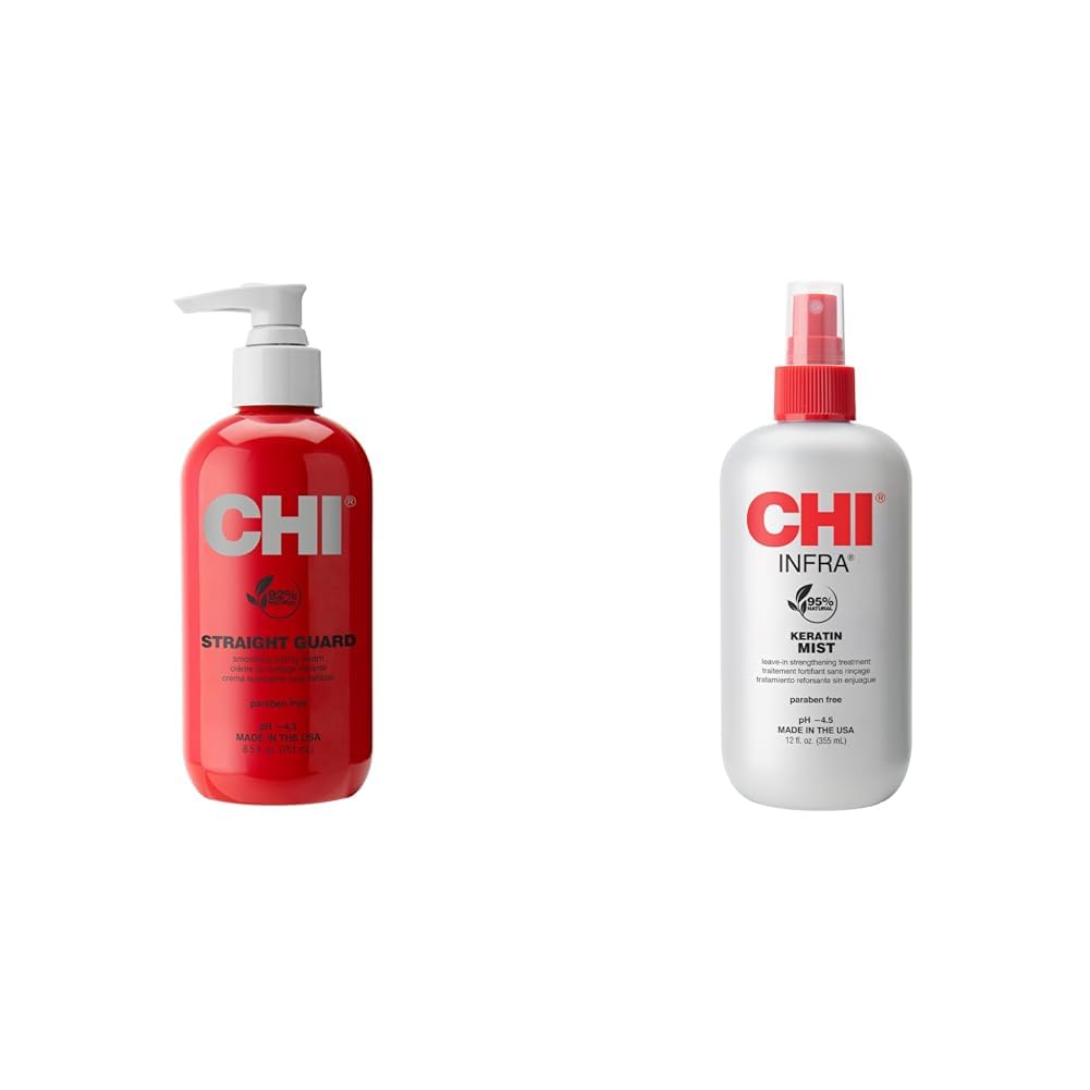 CHI Straight Guard Smoothing Styling Cream & Keratin Mist Review