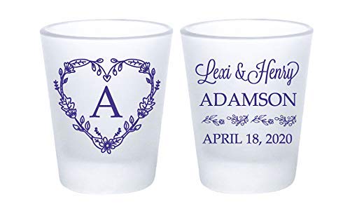 Personalized Wedding Shot Glasses for Unique Wedding Favors