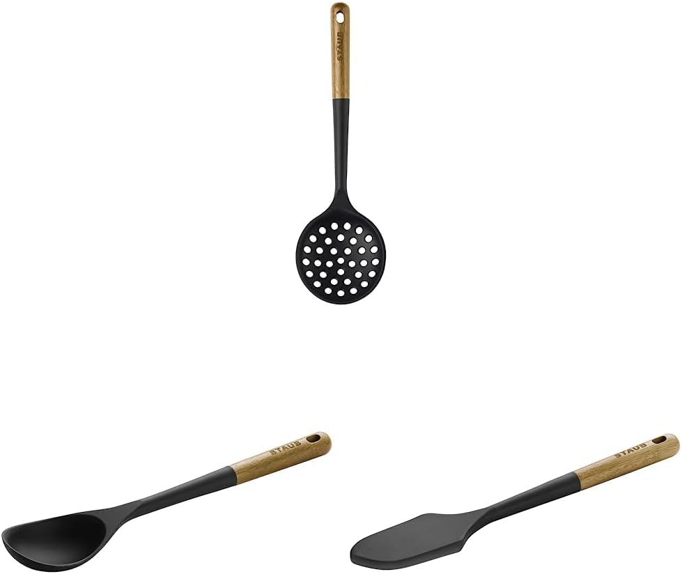 STAUB Skimmer Spoon & Serving Spoon for Straining & Scooping