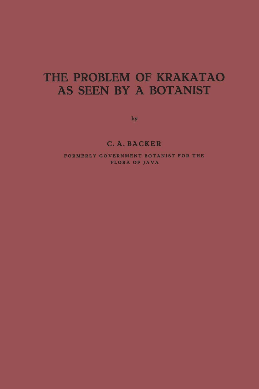 The Problem of Krakatao as Seen by a Botanist - A Deep Dive