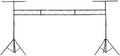 GRIFFIN 15FT Lighting Truss I-Beam Stand System - Portable DJ Truss
