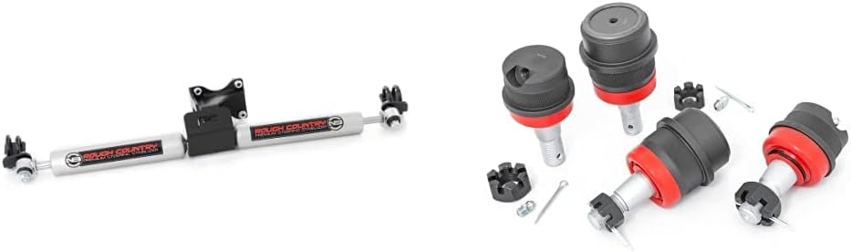 Rough Country N3 Dual Steering Stabilizer & Heavy Duty Ball Joints