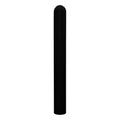 1/8ft Black Safety Bollard Cover 6ft x 52ft - Easy Install