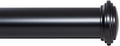 Ivilon Window Curtain Rod Decorative End Cap Design - Heavy Duty 1 in