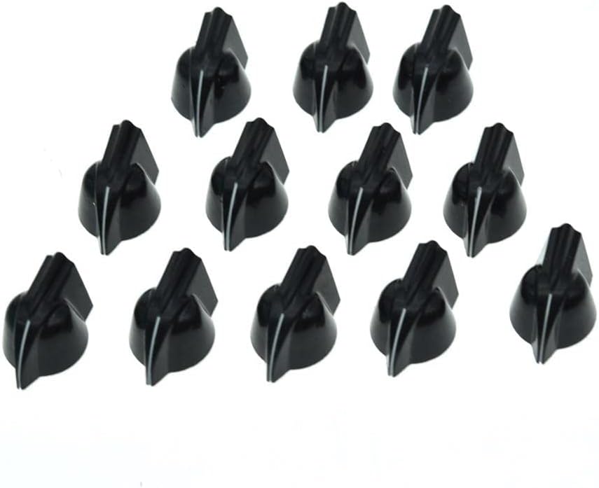 Vintage Black Chicken Head Knobs Set for Guitar/Bass