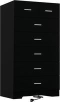 47.3 Tall Dresser with Charging Station for Modern Storage