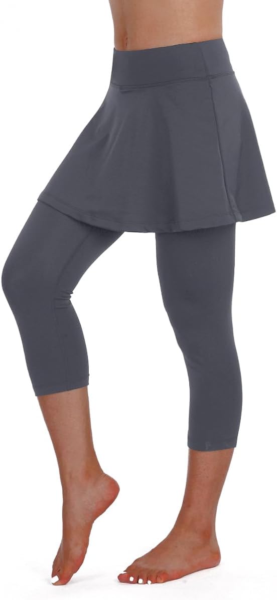 Skirted Leggings for Women with Pockets - ANIVIVO Activewear