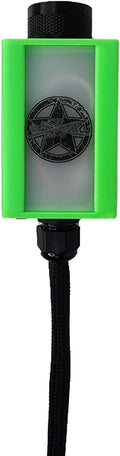 Green Sky High Car Audio Bass Knob with Voltmeter - RGB Control