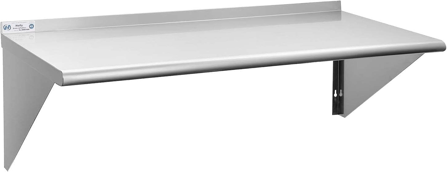 HALLY SINKS & TABLES H Stainless Steel Shelf for Kitchen Use