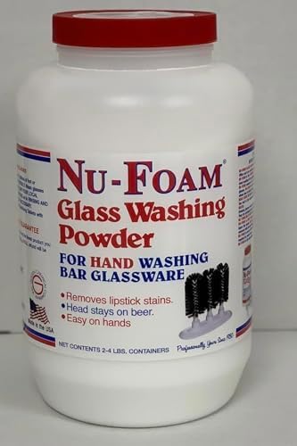 Nu-Foam Glass Washing Powder - Sparkling Clean!