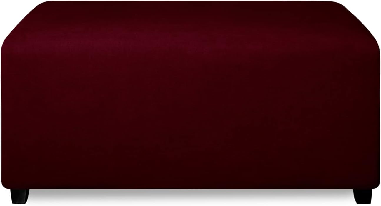 PureFit Super Stretch Ottoman Cover for Living Room Furniture