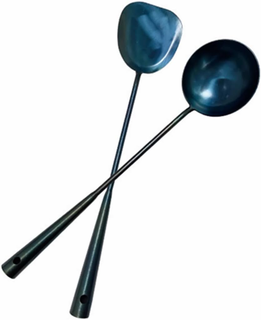 Traditional Hand Made Spatula & Ladle Wok Tool Set for Cooking