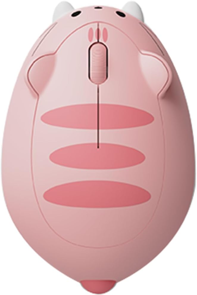 Cute Cordless Gaming Mouse w/ USB Receiver, Pink, Mac/Win Compatible