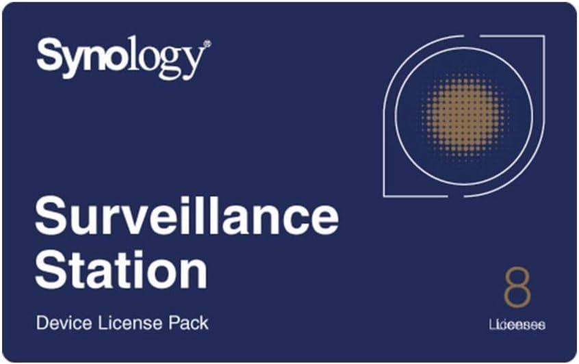 Synology IP Camera License Pack for 8 - Expand Your Surveillance