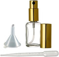 Refillable 15ml Perfume Atomizer - Elegant Gold Sprayer