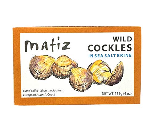 Wild Cockles from Galicia in Natural Sea Salt Brine - 4 oz