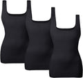 Tummy Control Shapewear Tank Top - Seamless Square Neck Slimmer
