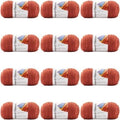 Soft Classic Solid Yarn 12 Pack - Bulk Acrylic Skeins for Crocheting