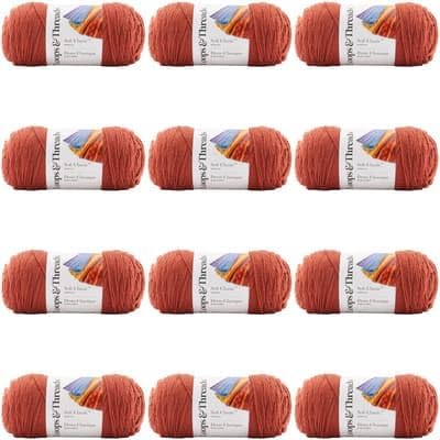 Soft Classic Solid Yarn 12 Pack for Creative Projects