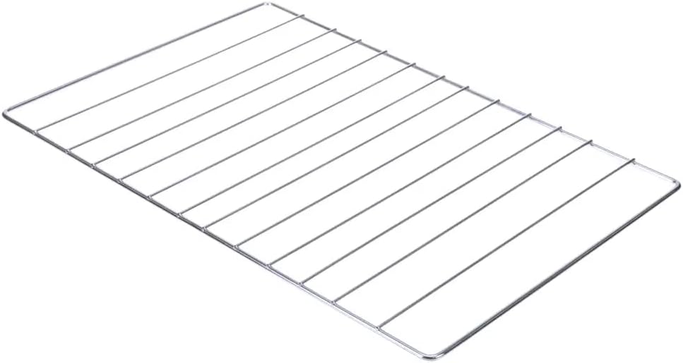 Space-Saving Silver Metal Shelf for LG Microwave