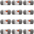 Bulk 12 Pack Soft Classic Solid Yarn - 100% Acrylic, 354 yd Each