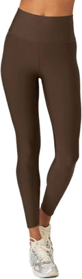 Alo Yoga Espresso 7/8 High-Waist Airlift Legging - Sculpting Support